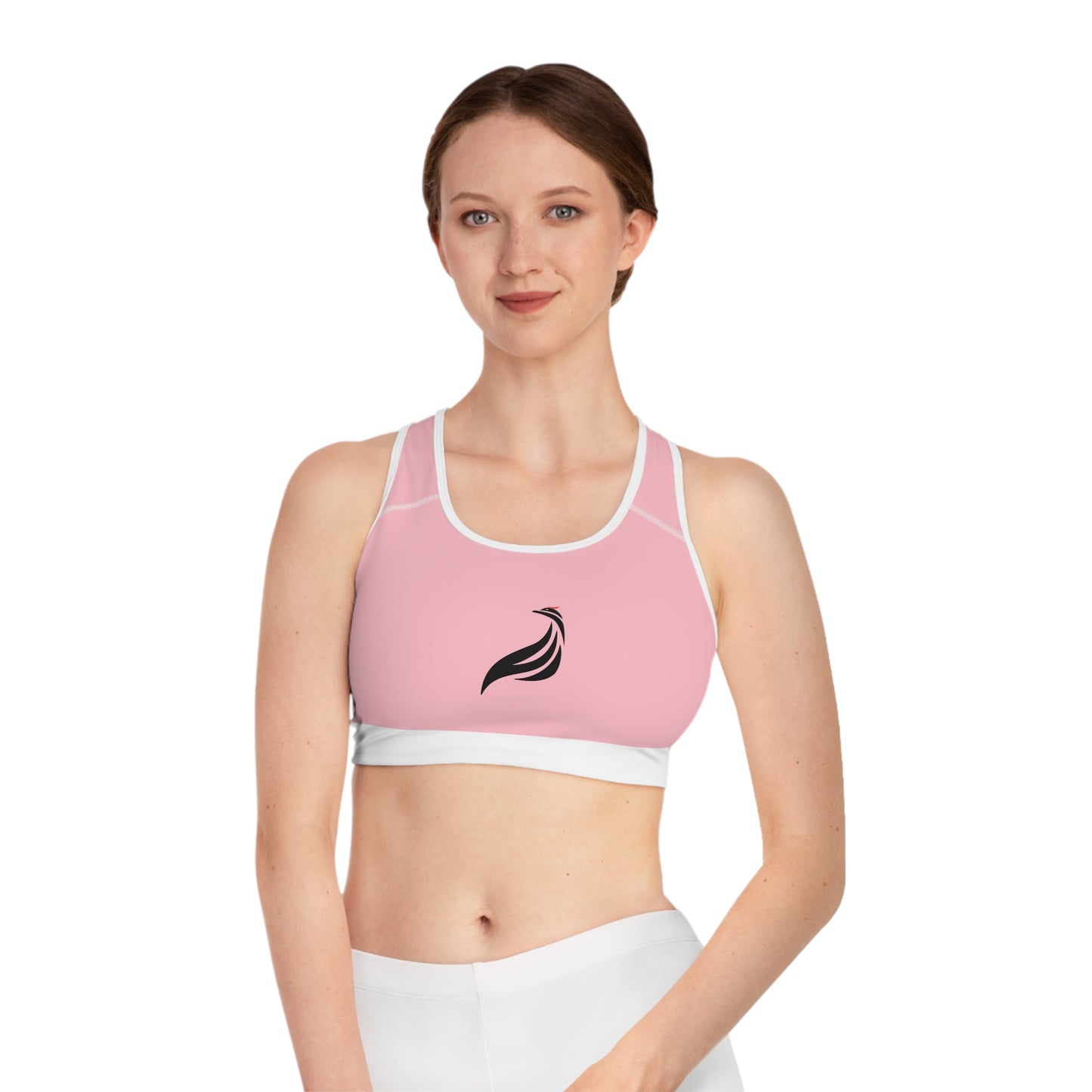 Sports Bra | Pink & White | Chic | BCL