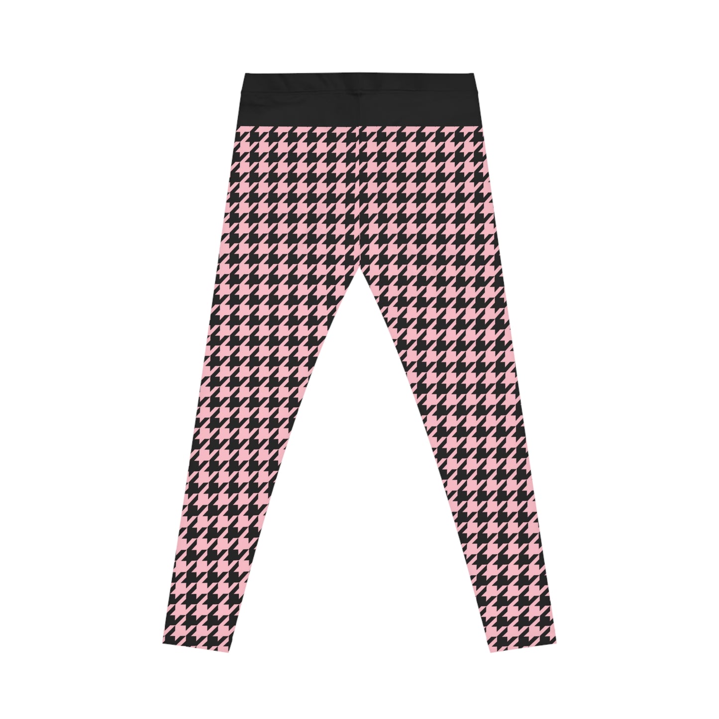 Casual Leggings | Hound's Tooth | Pink & Black