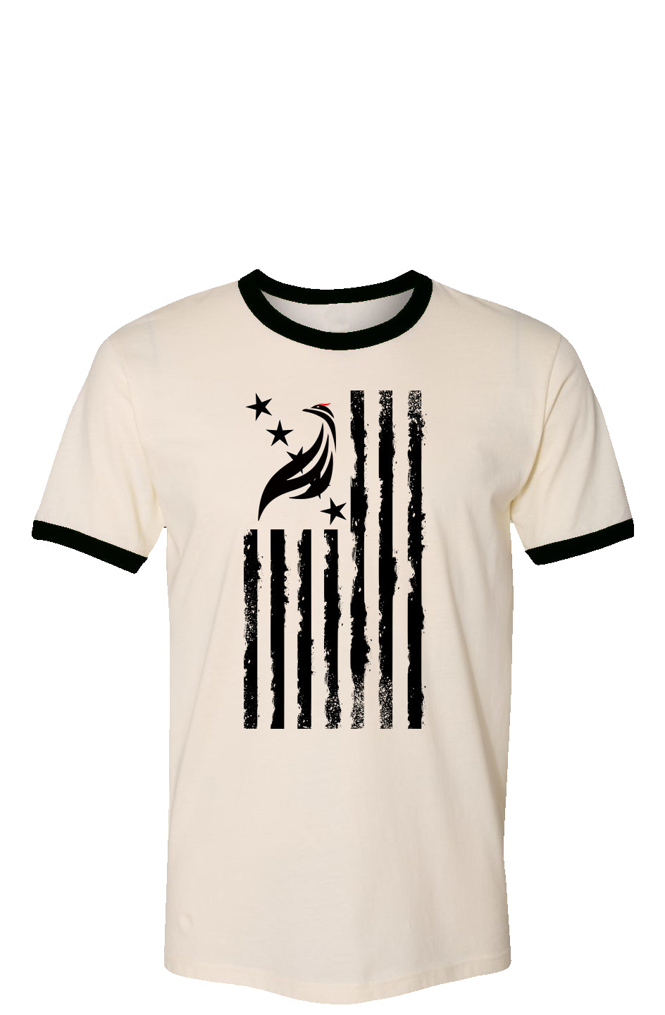 Ringer T-Shirt | 5 Star Flag | BCL