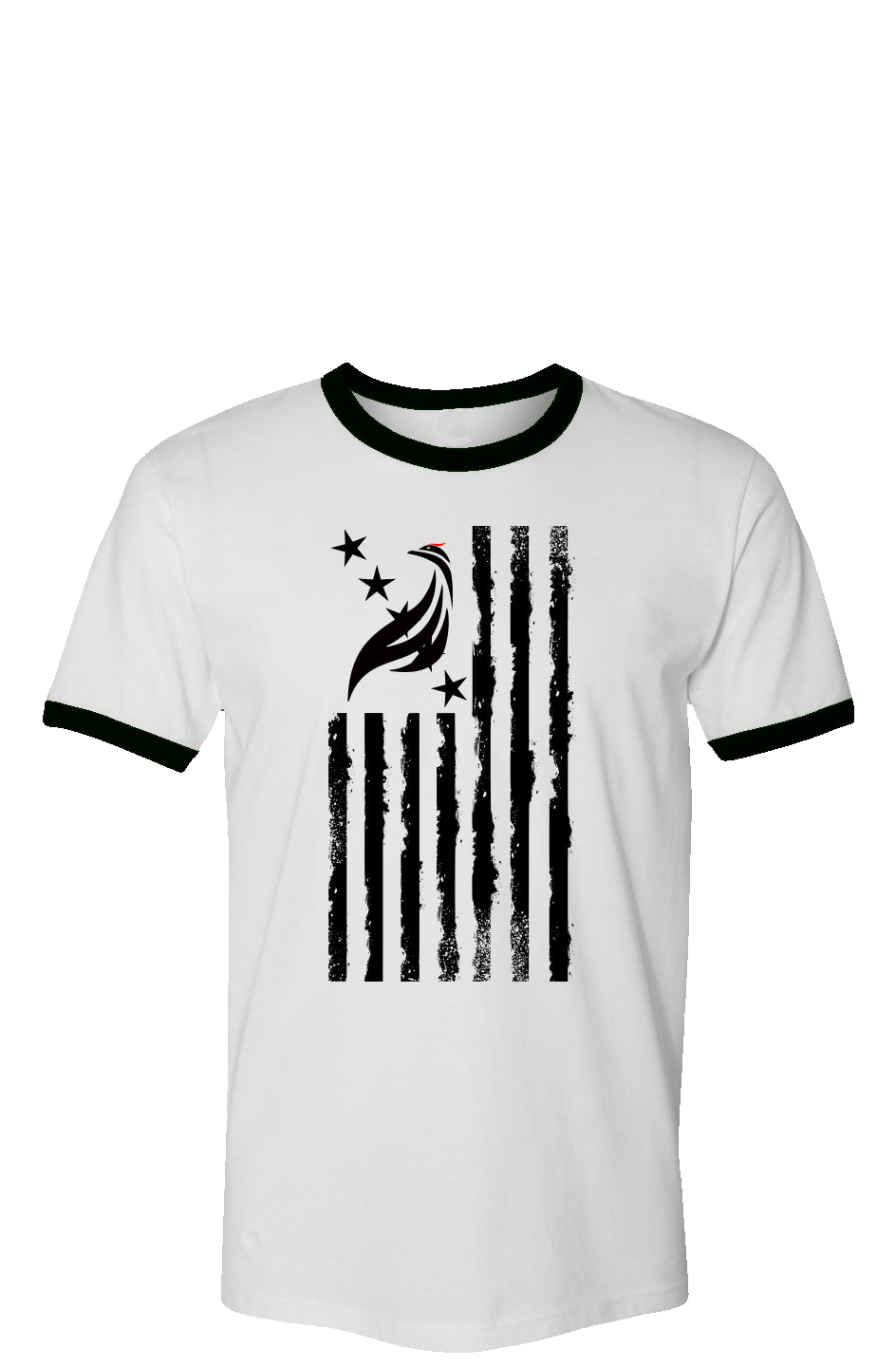 Ringer T-Shirt | 5 Star Flag | BCL
