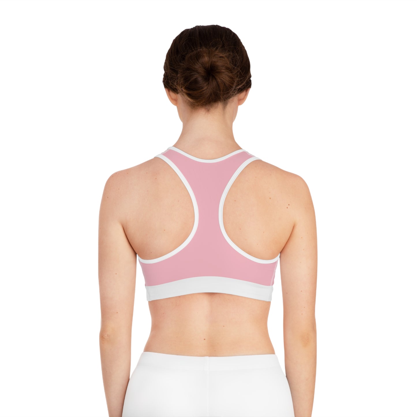 Sports Bra | Pink & White | Chic | BCL