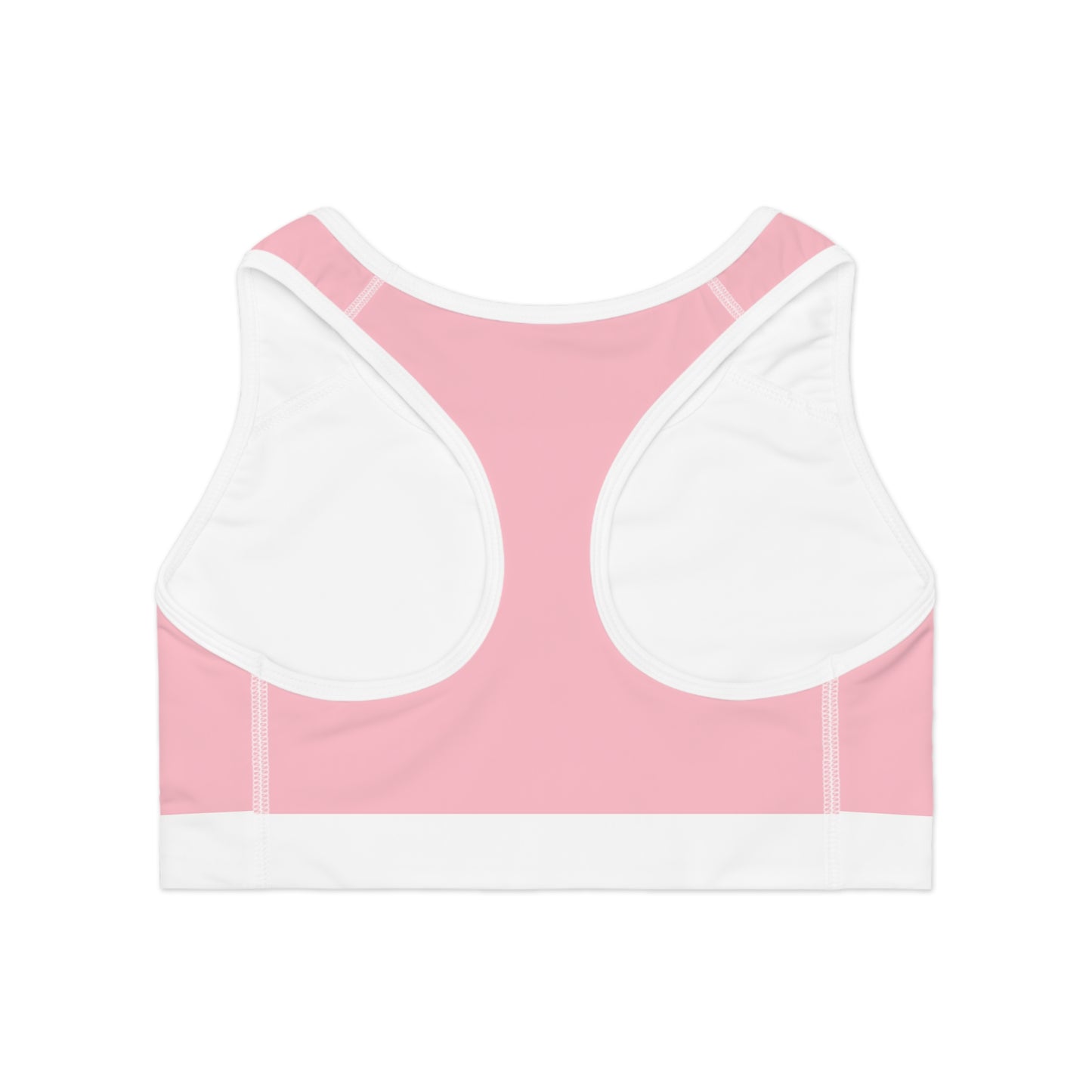 Sports Bra | Pink & White | Chic | BCL