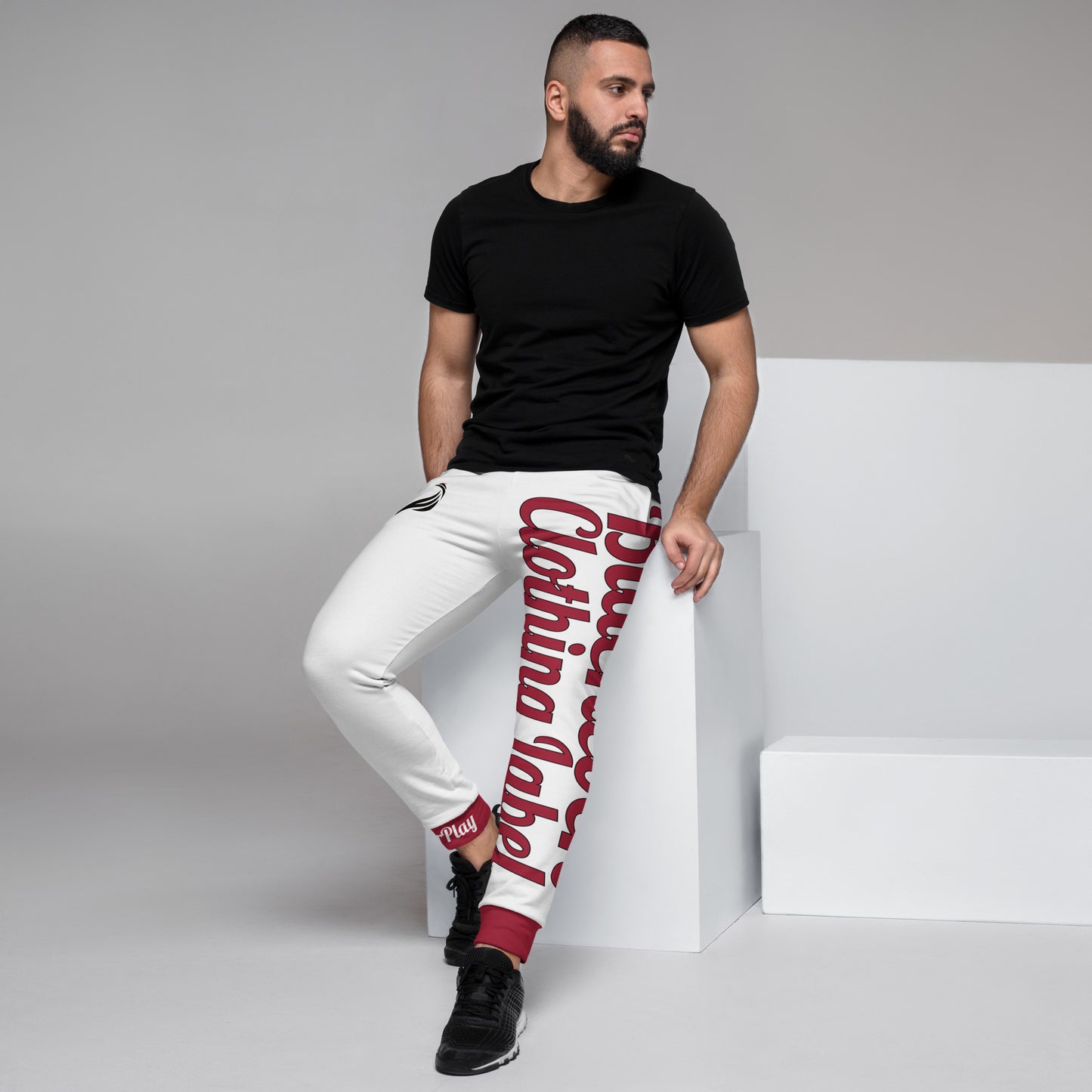 Resilience Flex Joggers (White/Crimson)