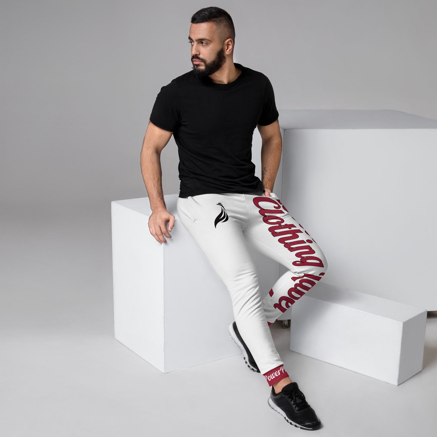Resilience Flex Joggers (White/Crimson)