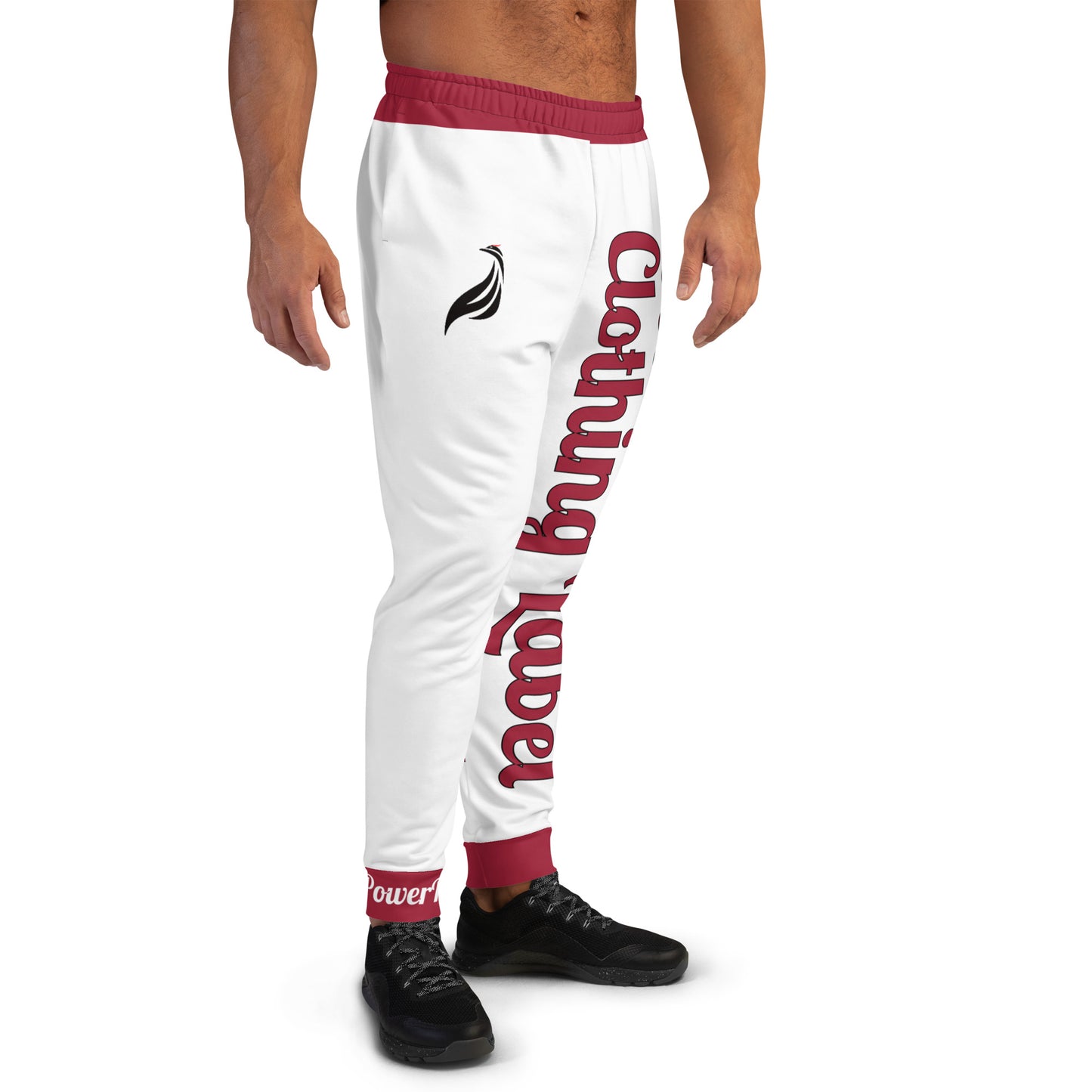 Resilience Flex Joggers (White/Crimson)
