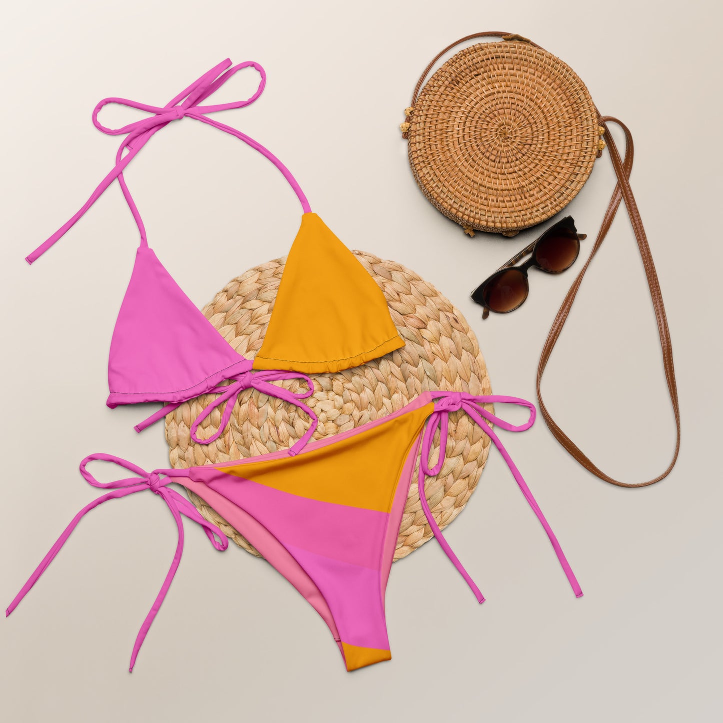 Neon Bliss String Bikini