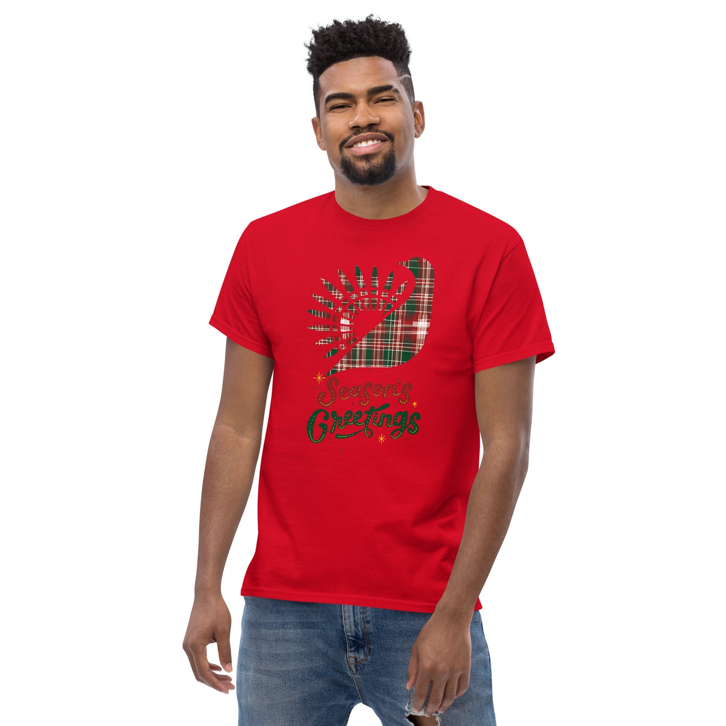 Classic Christmas Plaid tee