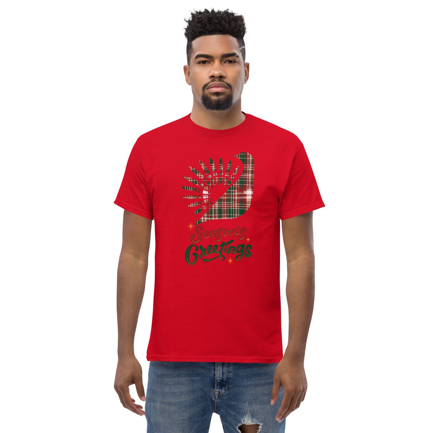 Classic Christmas Plaid tee