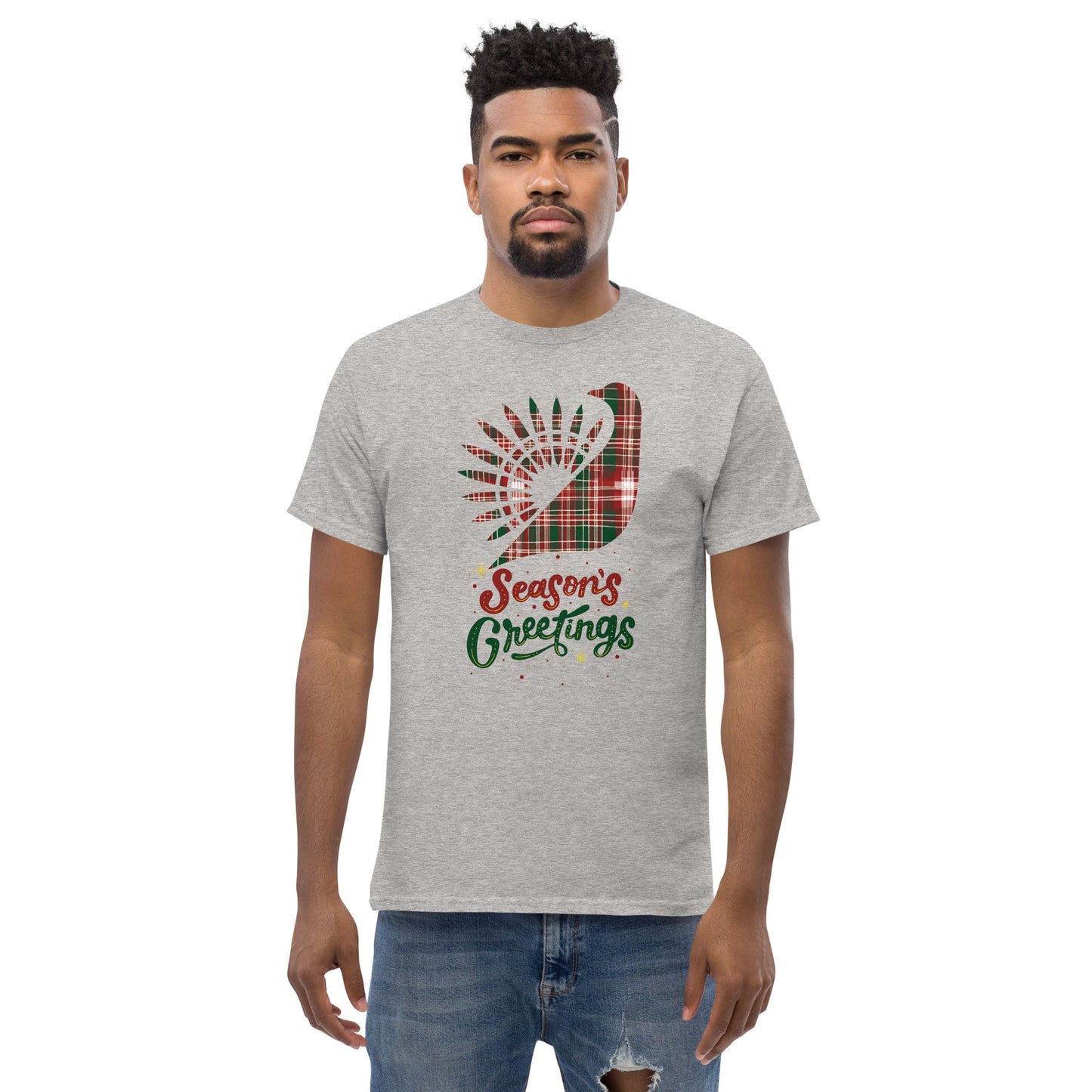 Classic Christmas Plaid tee