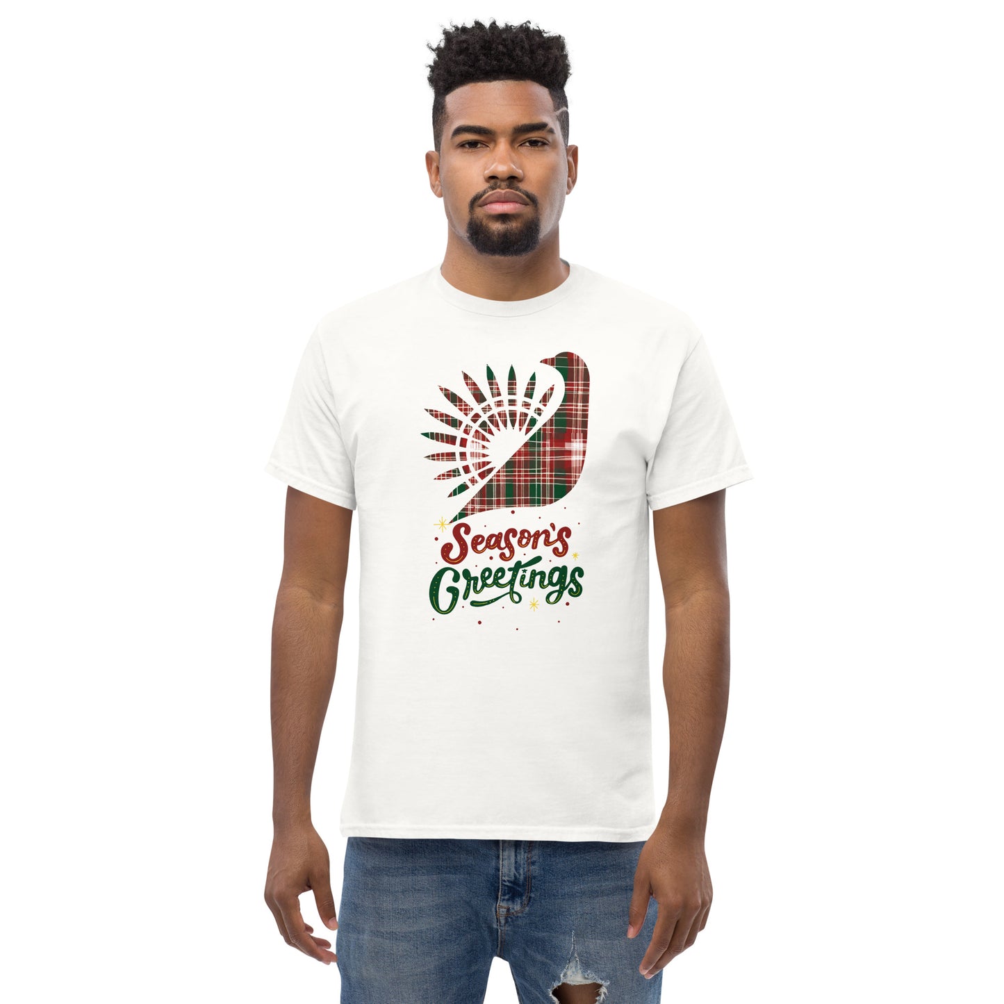 Classic Christmas Plaid tee
