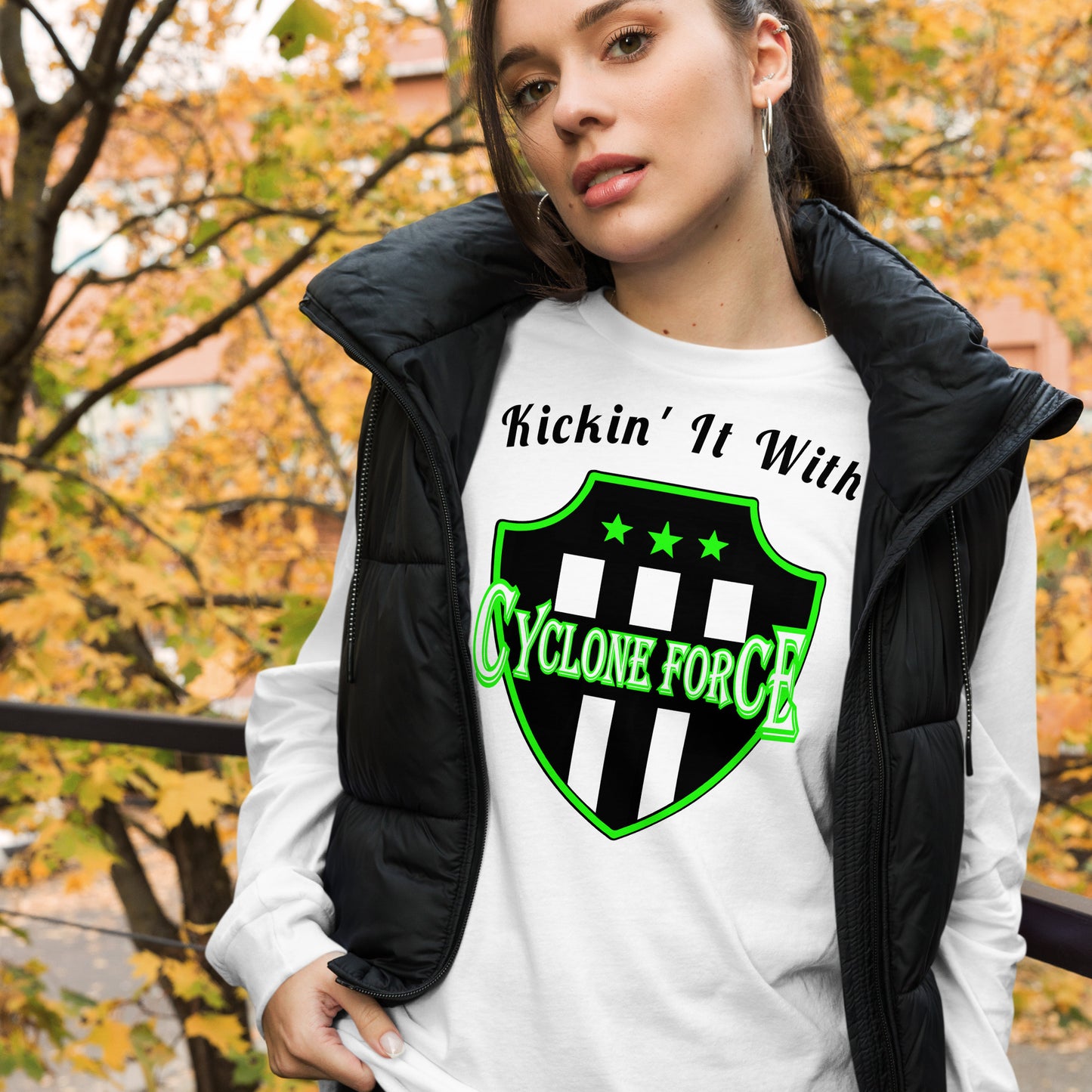 Long Sleeve Tee (Cyclone Force)