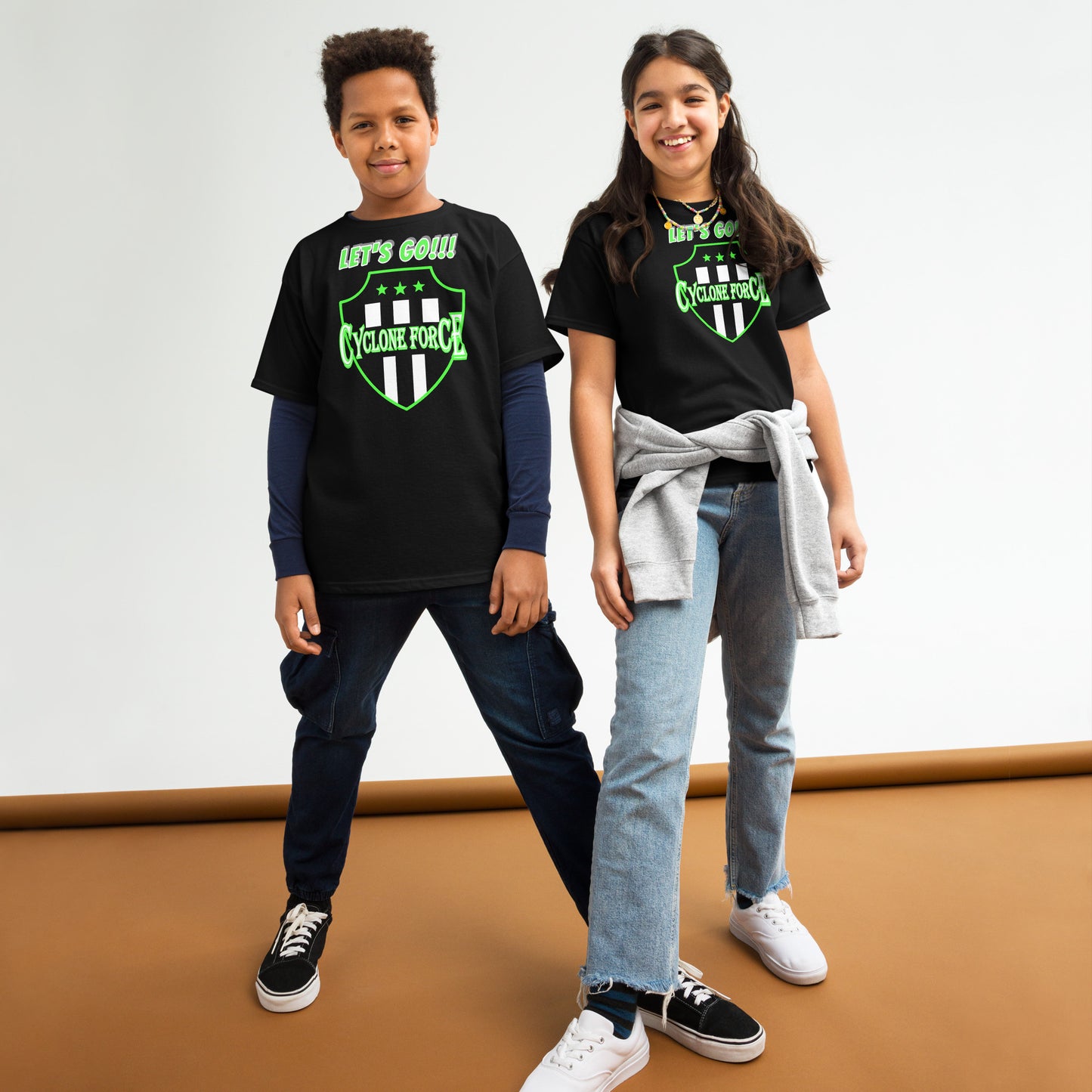 LET'S GO Youth TEE (Cyclone Force)