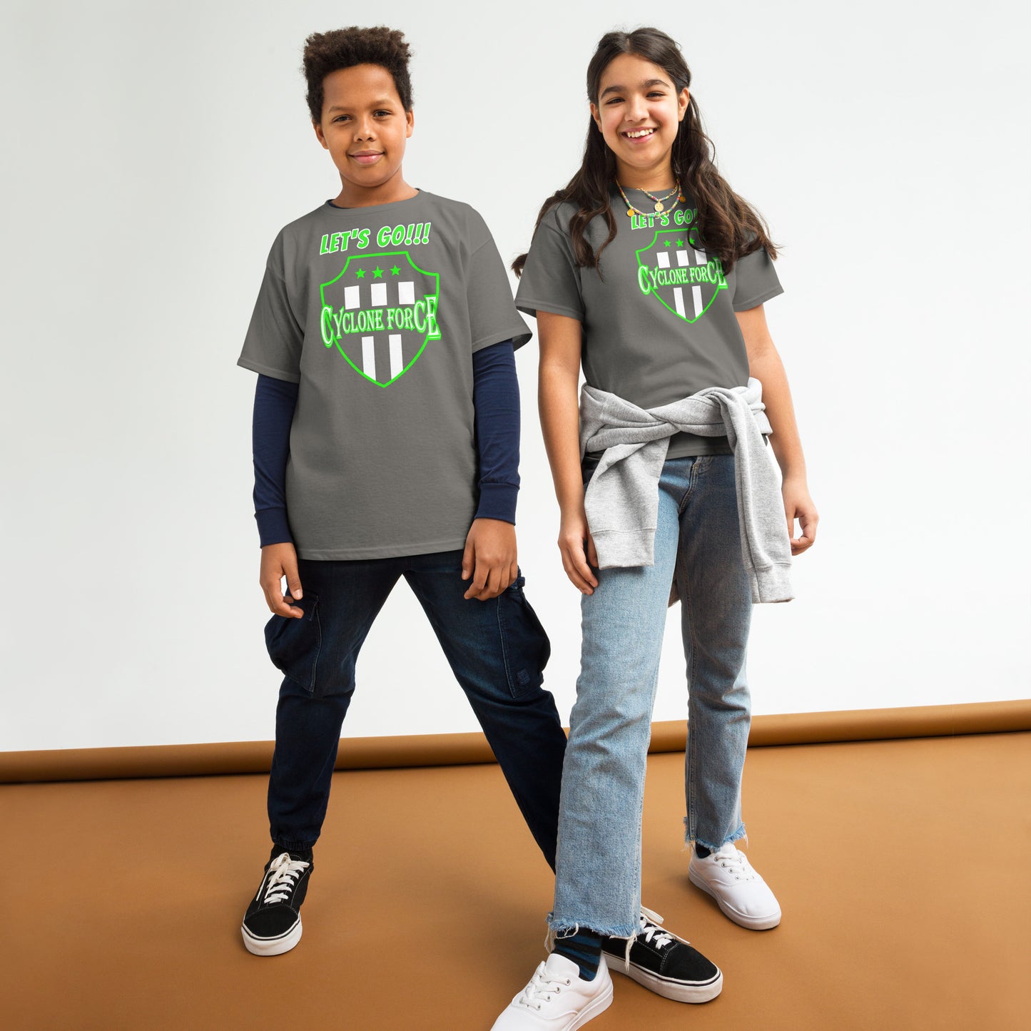 LET'S GO Youth TEE (Cyclone Force)