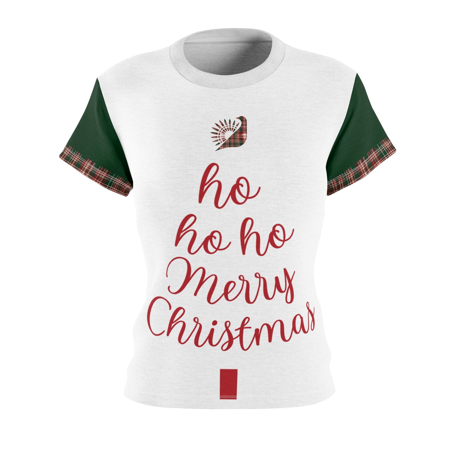 Plaid Cheer Christmas Women's Tee