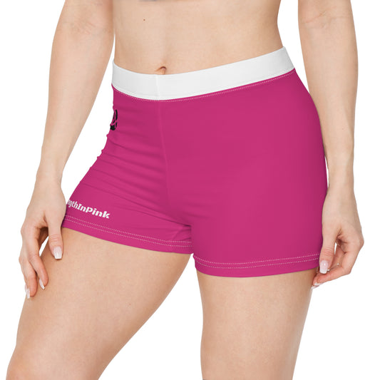 Strength In Pink FlexDry Shorties (White)