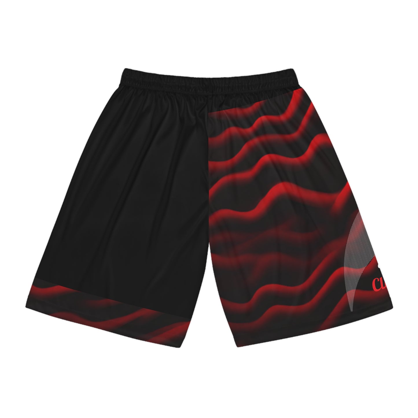 Red Ripple Court Shorts