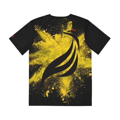 Iconic Yellow Explosion Polyester Tee