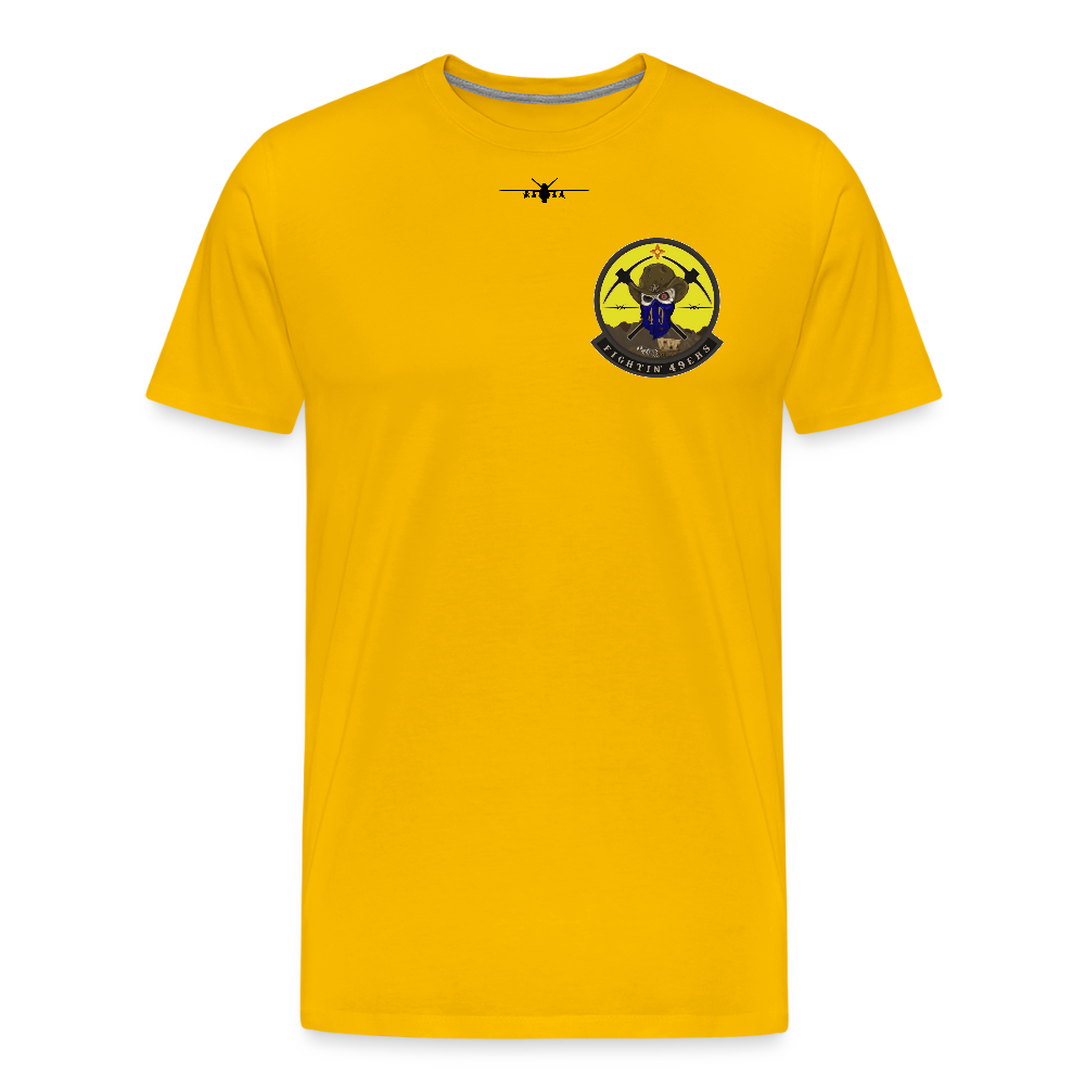 Morale Shirt - 49 OG Premium Tee - Custom - sun yellow