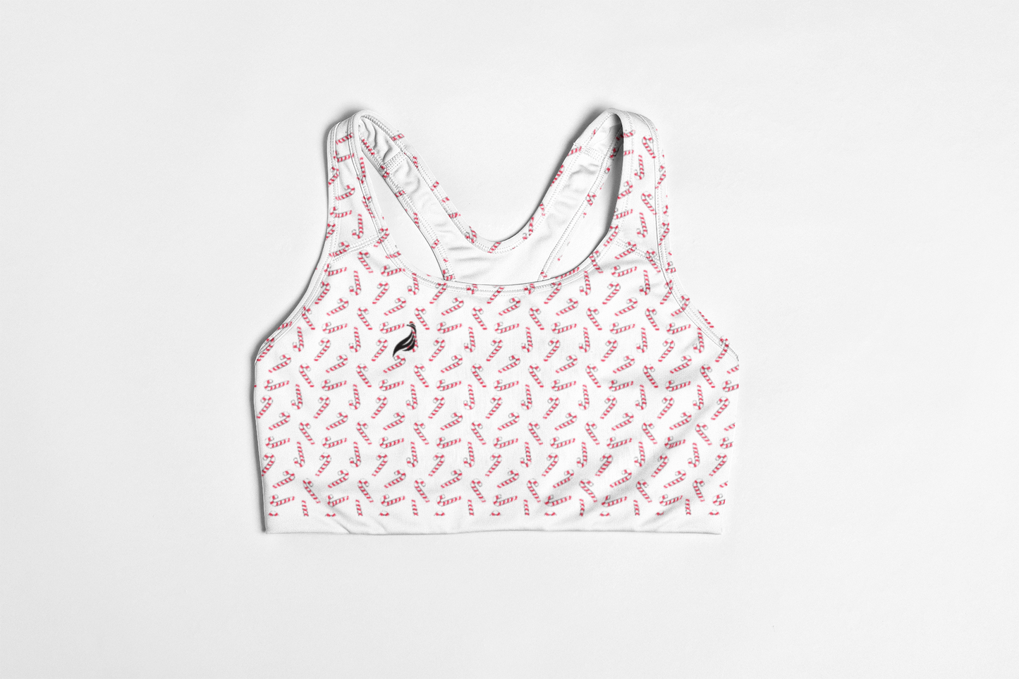 Candy Cane Seamless Sports Bra