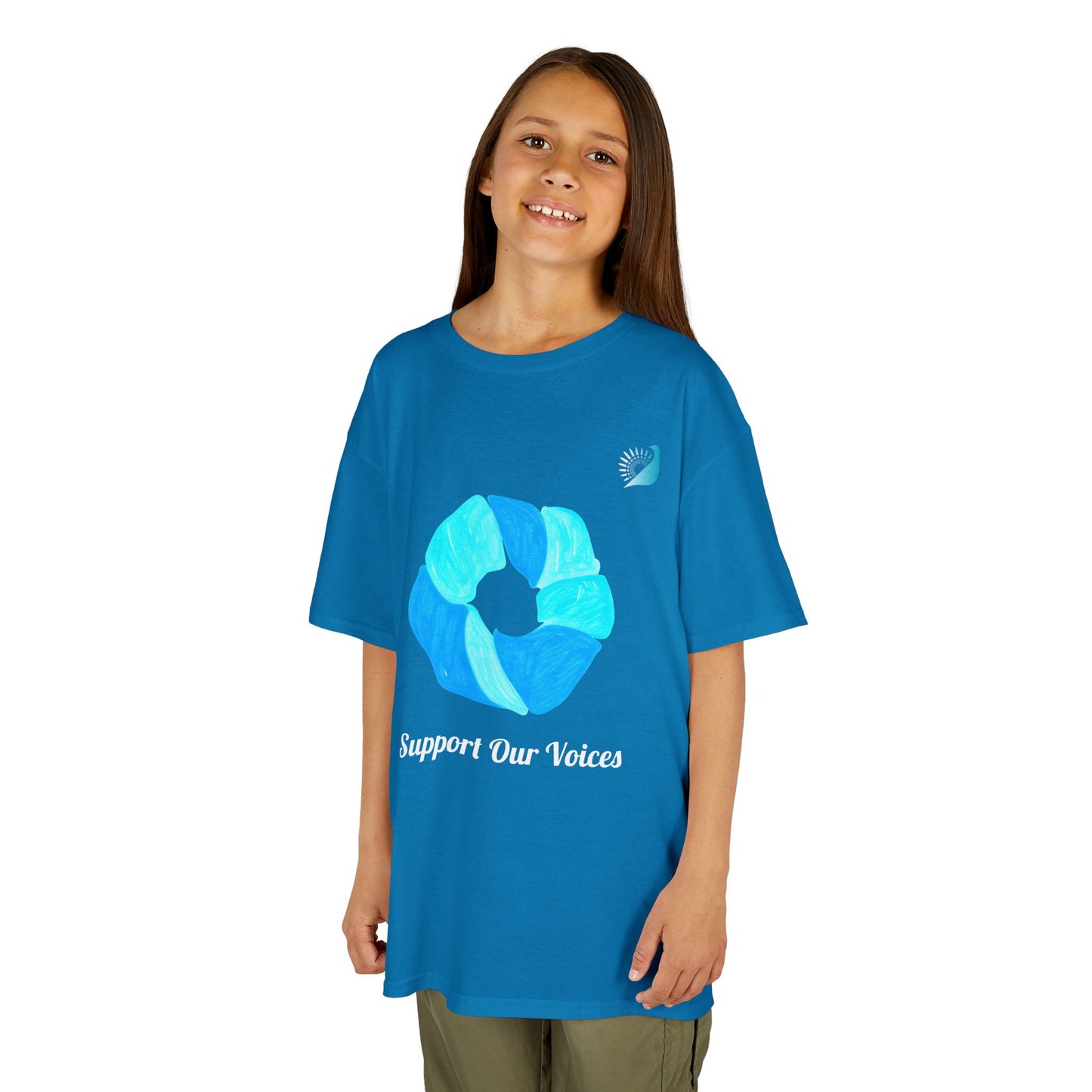 Blue 4 Kids Heavy Cotton Tee