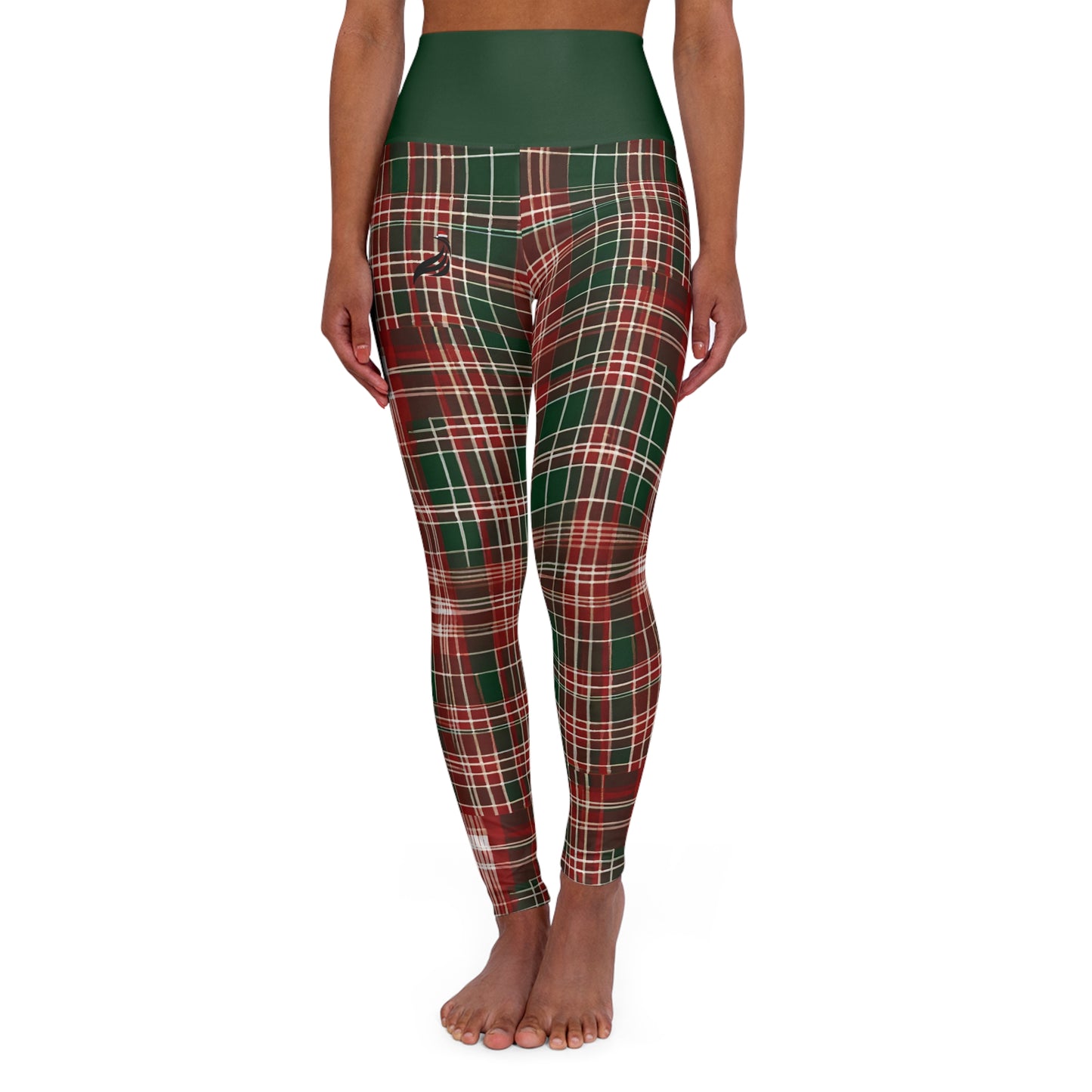 Christmas Plaid HW Yoga Pants