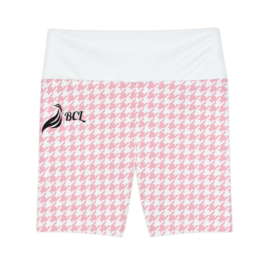 Hound's-tooth FlexDry Shorts (Pink/White)