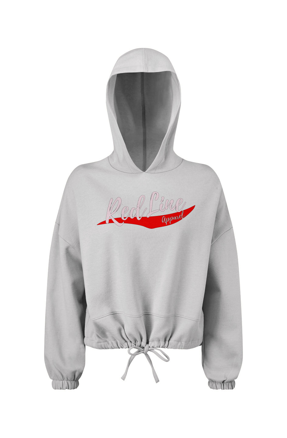 RedLine Cropped Oversize Hooded Sweatshirt