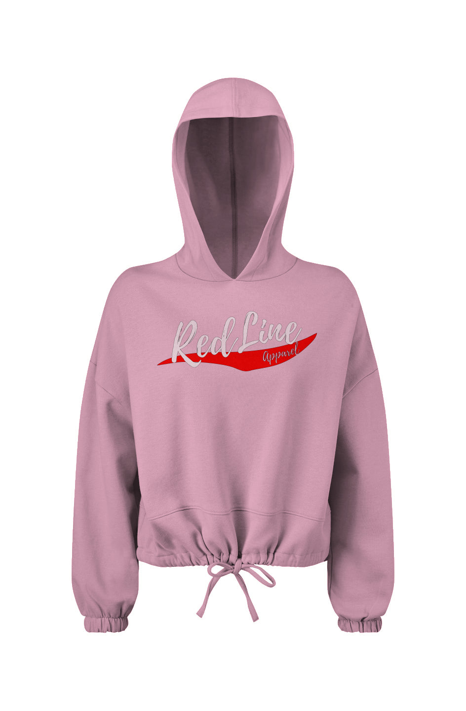 RedLine Cropped Oversize Hooded Sweatshirt