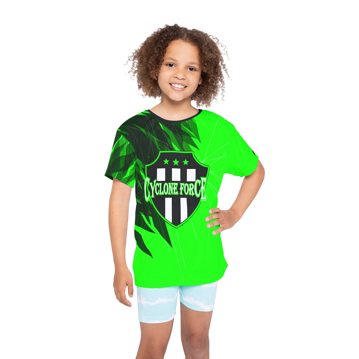 Cyclone Force Soccer Jersey 2 Kelly