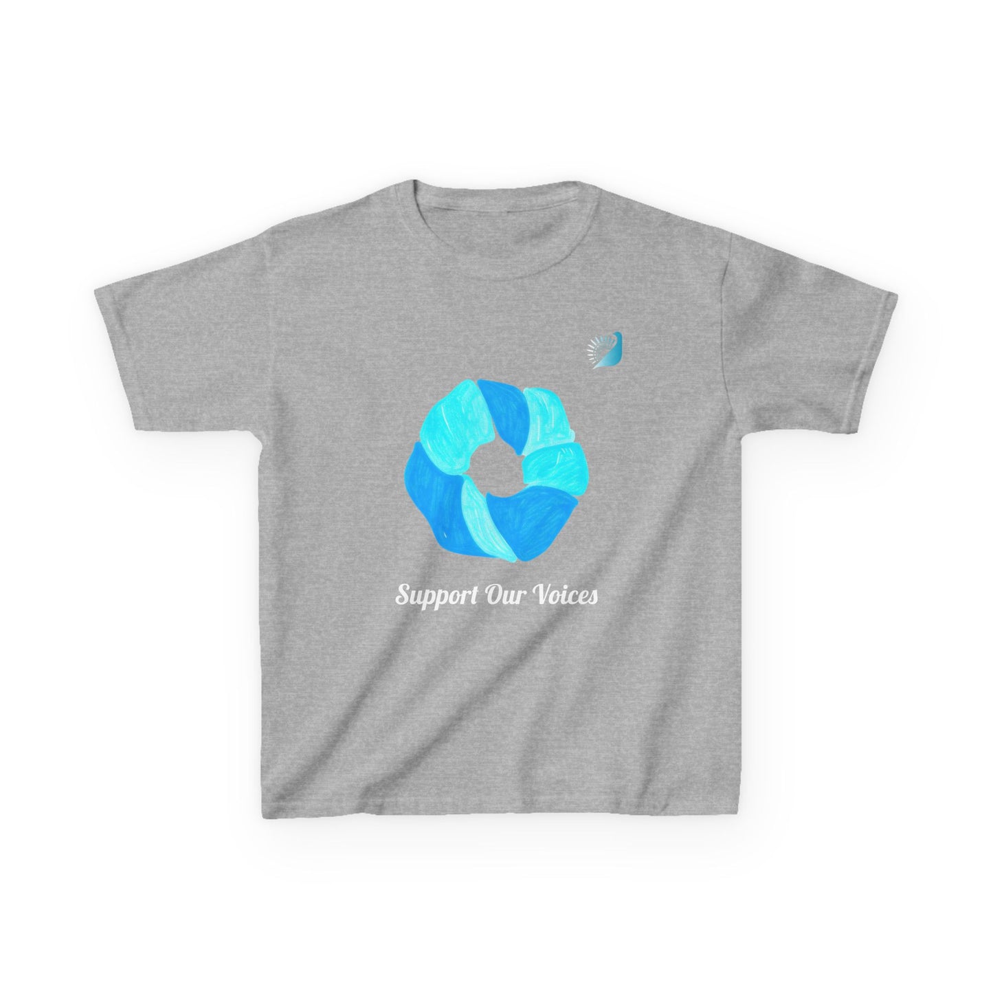 Blue 4 Kids Heavy Cotton Tee