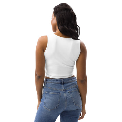 Juneteenth Freedom Crop Top (White)